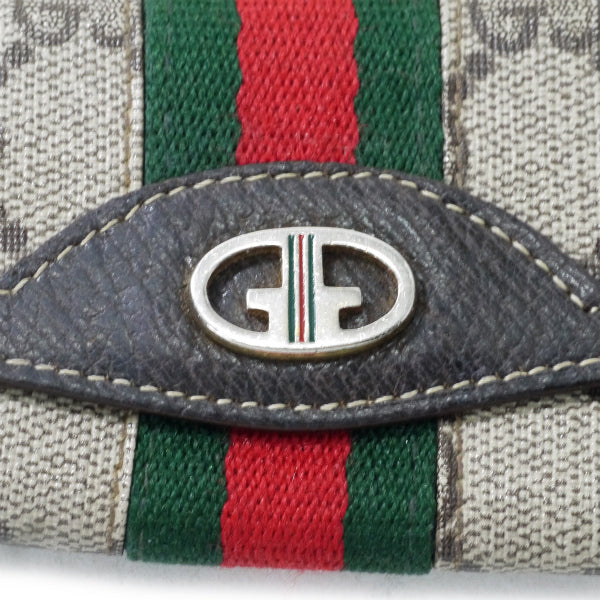 OLD Gucci シェリー4連キーケース（茶）
