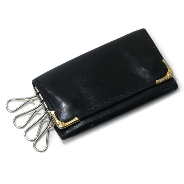 OLD Gucci レザー4連キーケース（黒）