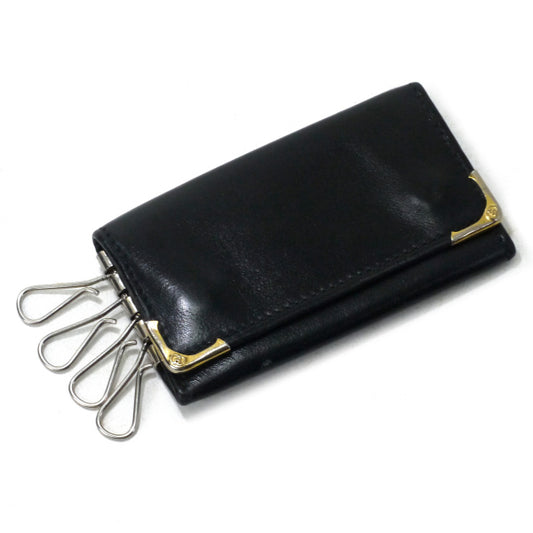 OLD Gucci レザー4連キーケース（黒）