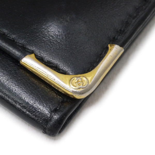 OLD Gucci レザー4連キーケース（黒）