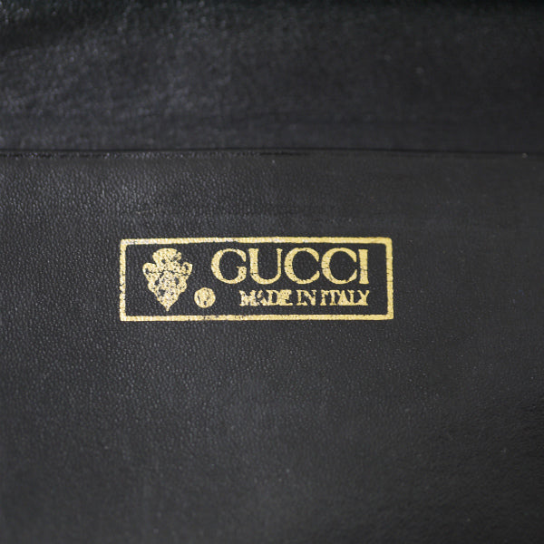 OLD Gucci レザー4連キーケース（黒）