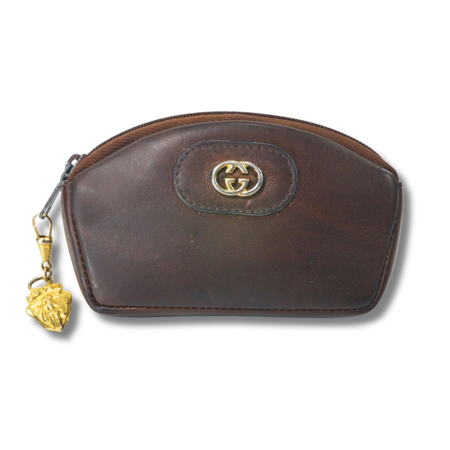 OLD Gucci 　小銭入れ（茶） (本皮)