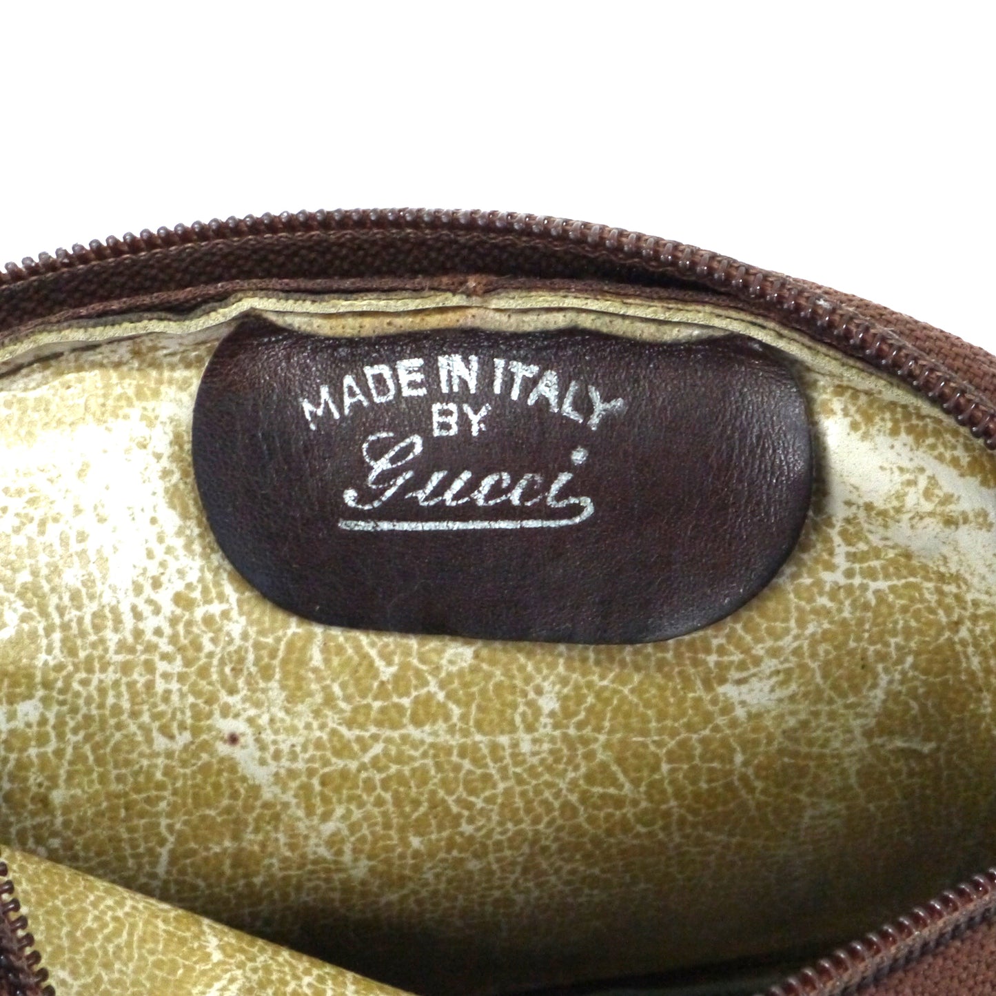OLD Gucci 　小銭入れ（茶） (本皮)