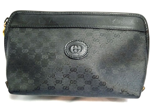 OLD Gucci 黒ポーチ