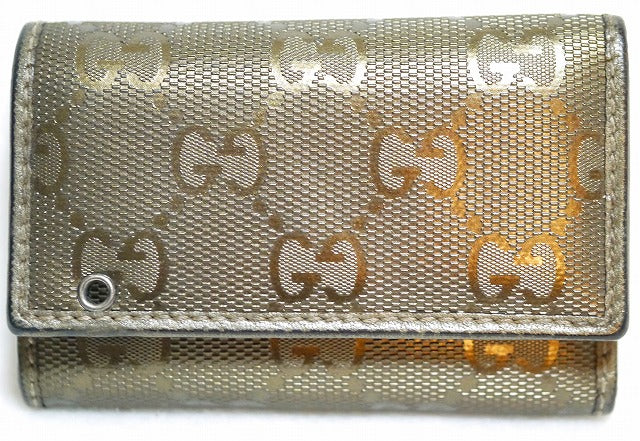 Gucci キーケース（メタリックゴールド）