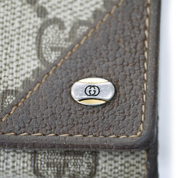 OLD Gucci GG柄6連キーケース（茶）