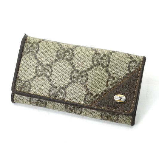 OLD Gucci GG柄6連キーケース（茶）