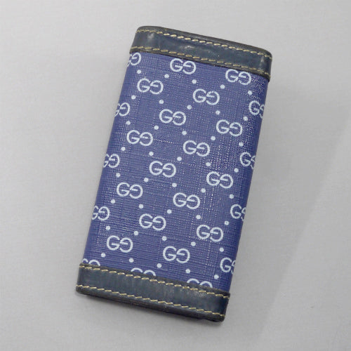OLD Gucci キーケース（マイクロGG・青）