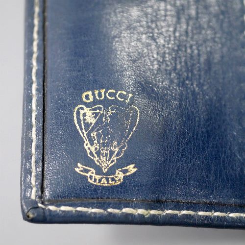 OLD Gucci キーケース（マイクロGG・青）