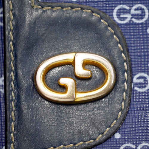 OLD Gucci キーケース（マイクロGG・青）