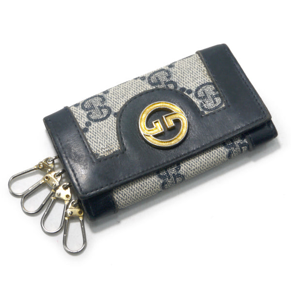 OLD Gucci 4連キーケース（青）