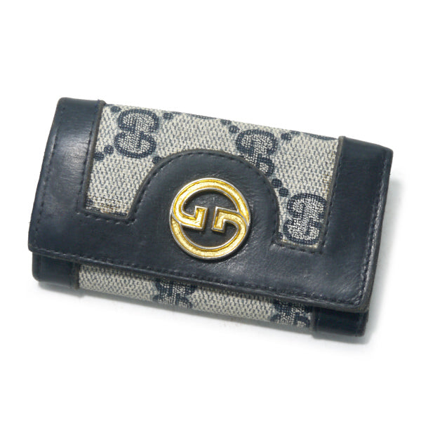 OLD Gucci 4連キーケース（青）