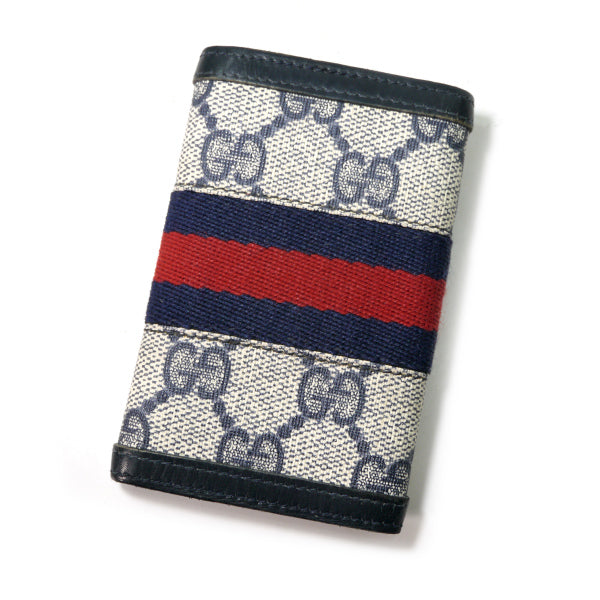 OLD Gucci シェリー6連キーケース（青）