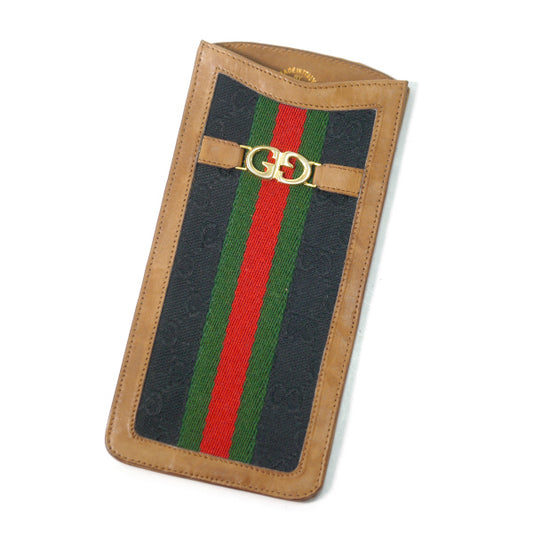 OLD Gucci  メガネ・ペンケース（シェリー・黒）