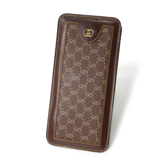 OLD Gucci  マイクロGGメガネ・ペンケース（茶）