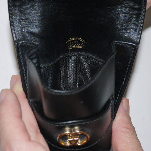 OLD Gucci メガネ/ペンケース（黒）