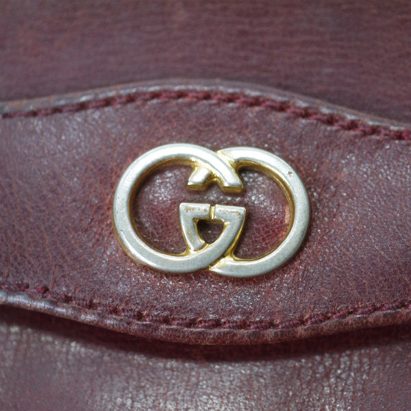 OLD Gucci メガネ/ペンケース（ボルドー）