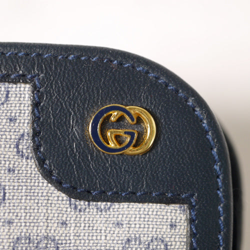 OLD Gucci マイクロGGメガネ/ペンケース（青）