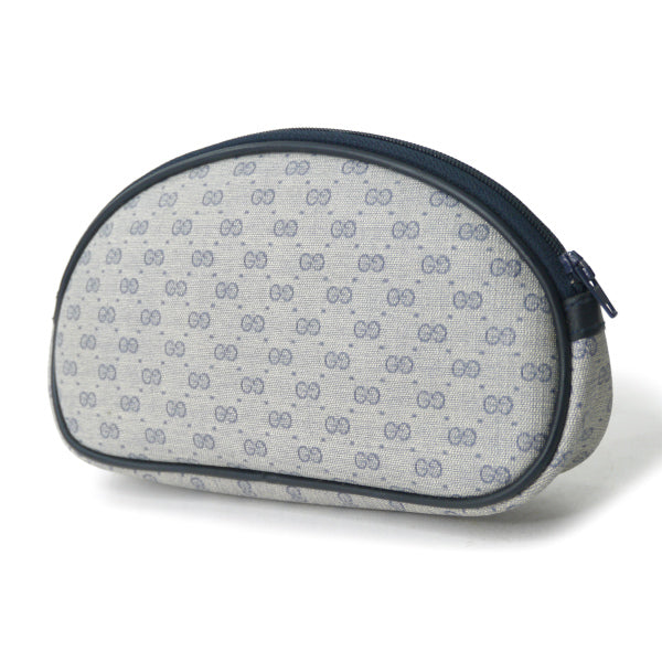 OLD Gucci マイクロGG楕円形ミニポーチ（青）