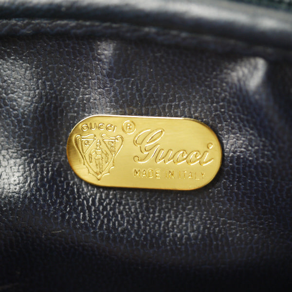 OLD Gucci マイクロGG楕円形ミニポーチ（青）