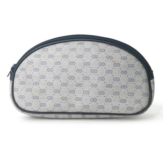 OLD Gucci マイクロGG楕円形ミニポーチ（青）