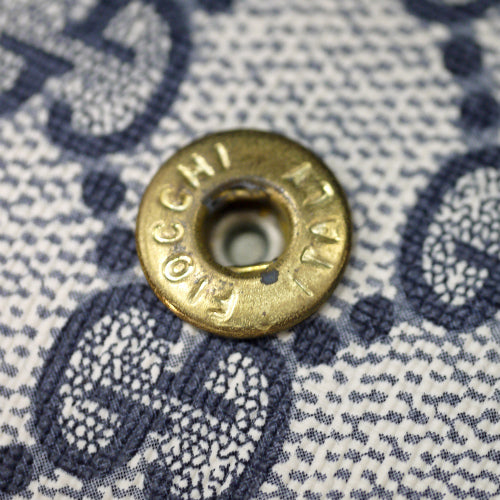 OLD Gucci 丸ポーチ（青・小）