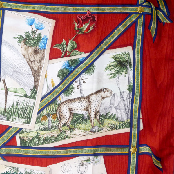 最終価格GUCCI オールドグッチヴィンテージスカーフアニマルジャングル動物 GUCCI オールドグッチ ヴィンテージスカーフ アニマル