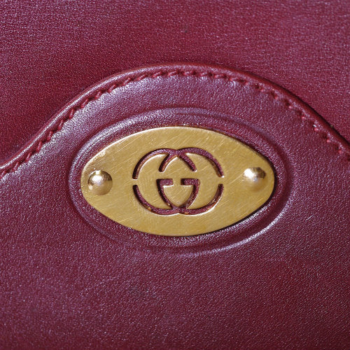 OLD Gucci　総革斜めがけショルダーバッグ（赤）