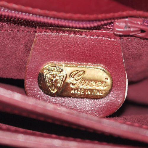 OLD Gucci　総革斜めがけショルダーバッグ（赤）