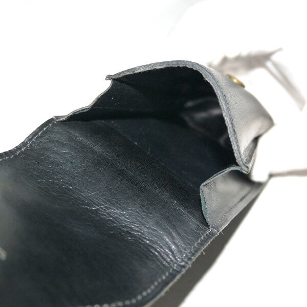 OLD Gucci　総革GG金具マルチケース（黒）