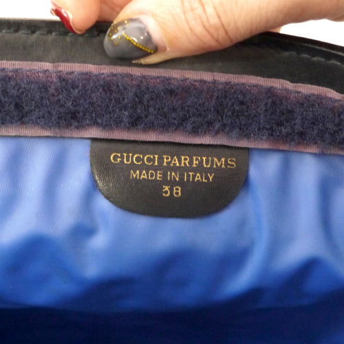 OLD Gucci ＜ 訳あり＞クラッチバッグ（青）