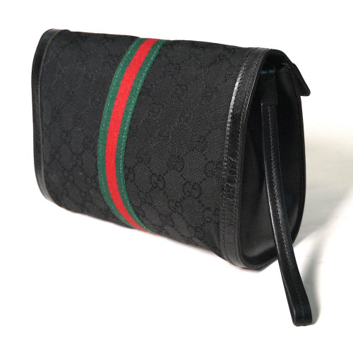 OLD Gucci クラッチバッグ（小・黒）