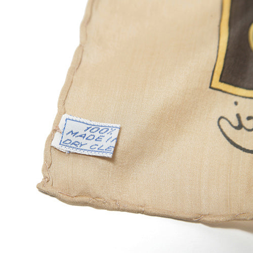 OLD Gucci 　レア！ミニスカーフ（茶）