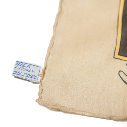 OLD Gucci 　レア！ミニスカーフ（茶）