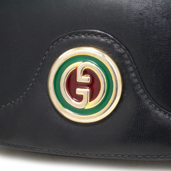 OLD Gucci 70s!GG金具総革ショルダー
