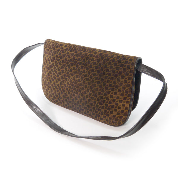 OLD Gucci ＜訳あり＞２WAYスクエアGGバッグ（濃茶）