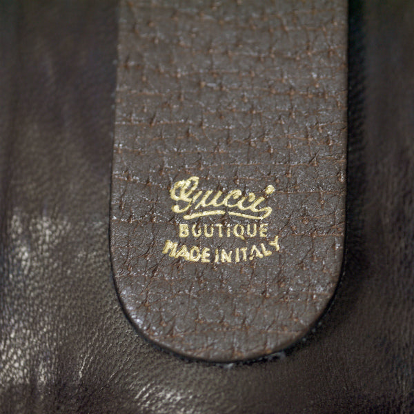 OLD Gucci シェリー3連キーケース（茶）