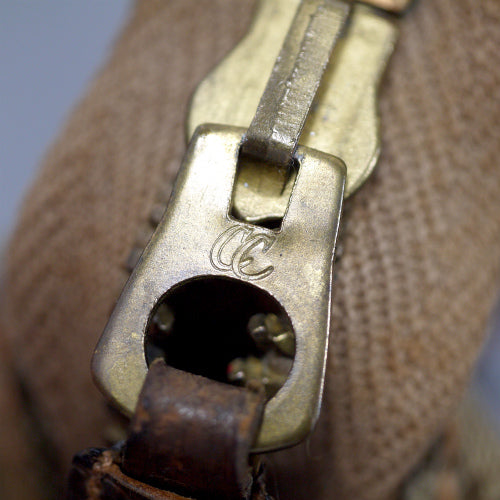 OLD Gucci 60ｓクリスタルGG  ランチバッグ（茶）