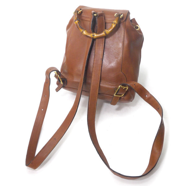 OLD Gucci バンブー ミニリュック（茶）