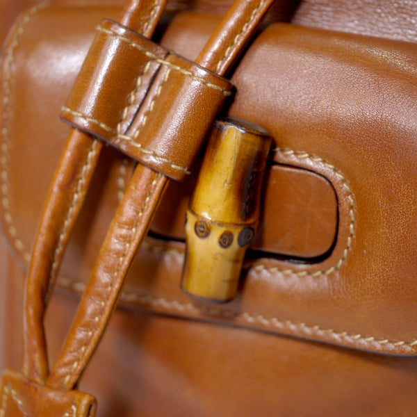 OLD Gucci バンブー ミニリュック（茶）