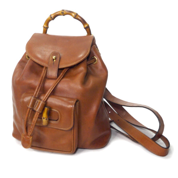 OLD Gucci バンブー ミニリュック（茶）