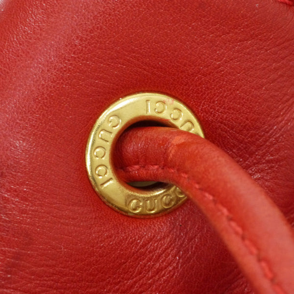 OLD Gucci バンブー ミニリュック（赤）