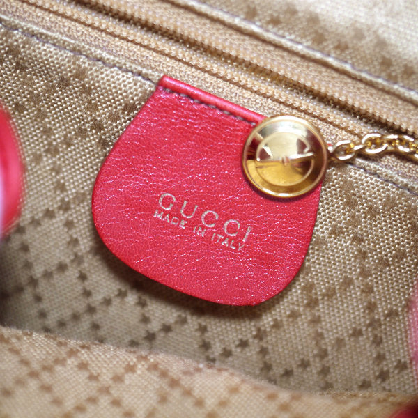 OLD Gucci バンブー ミニリュック（赤）