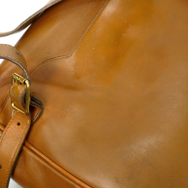 OLD Gucci 総皮バンブーリュック（キャメル）