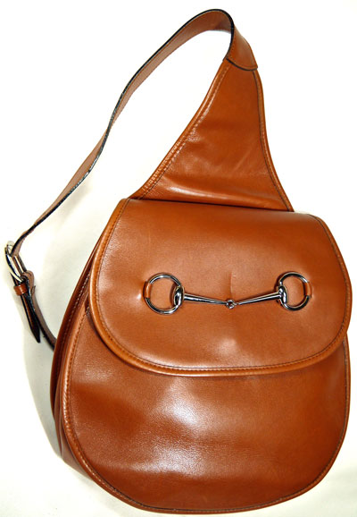 OLD Gucci 総皮 デイパック(茶）