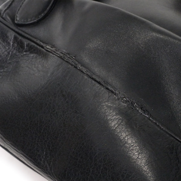 OLD Gucci バンブー レザーリュック（黒）