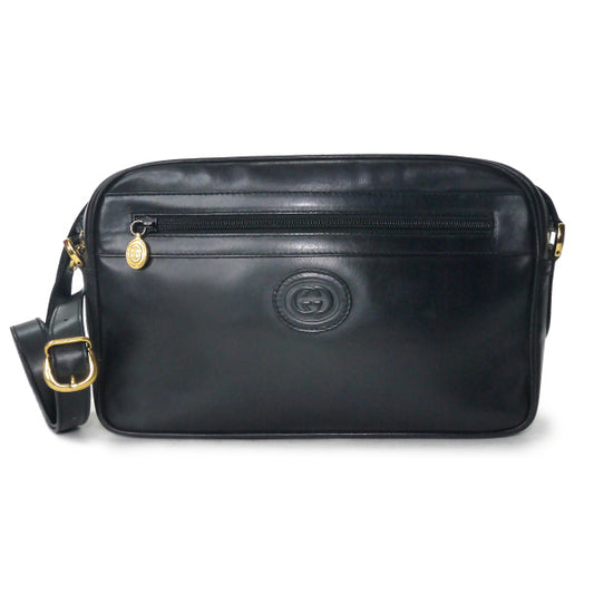 OLD Gucci 総革ワンショルダー（黒）