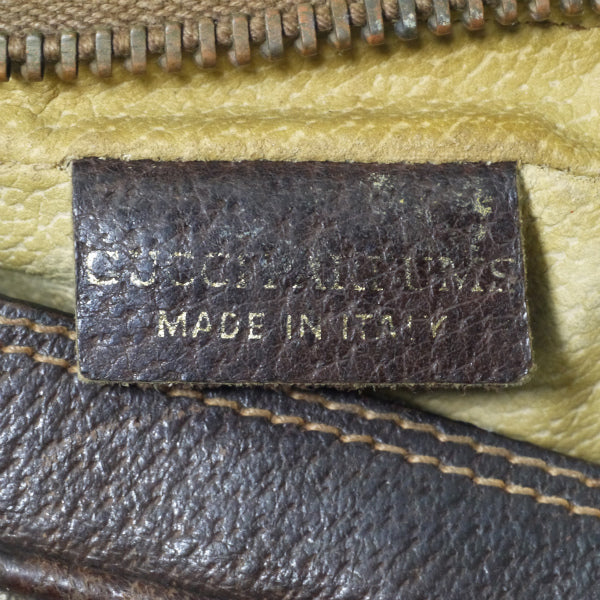 OLD Gucci Parfums 定番ショルダー縦シェリー（茶・小）