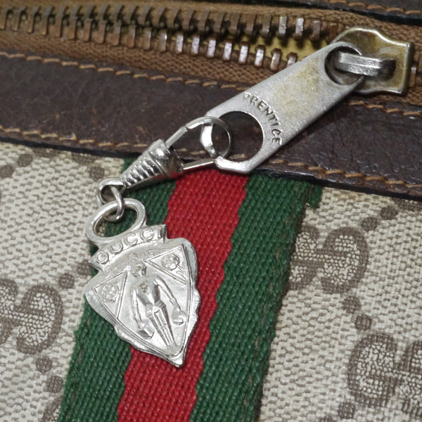 OLD Gucci Parfums 定番ショルダー縦シェリー（茶・小）