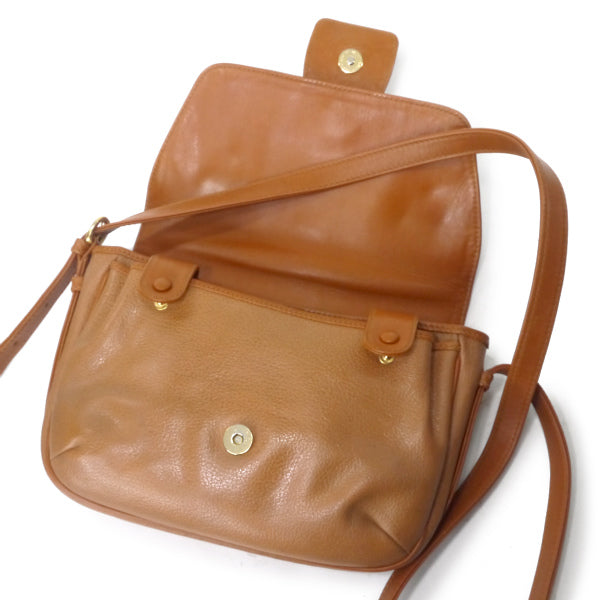OLD Gucci キャメル総皮ビットショルダー